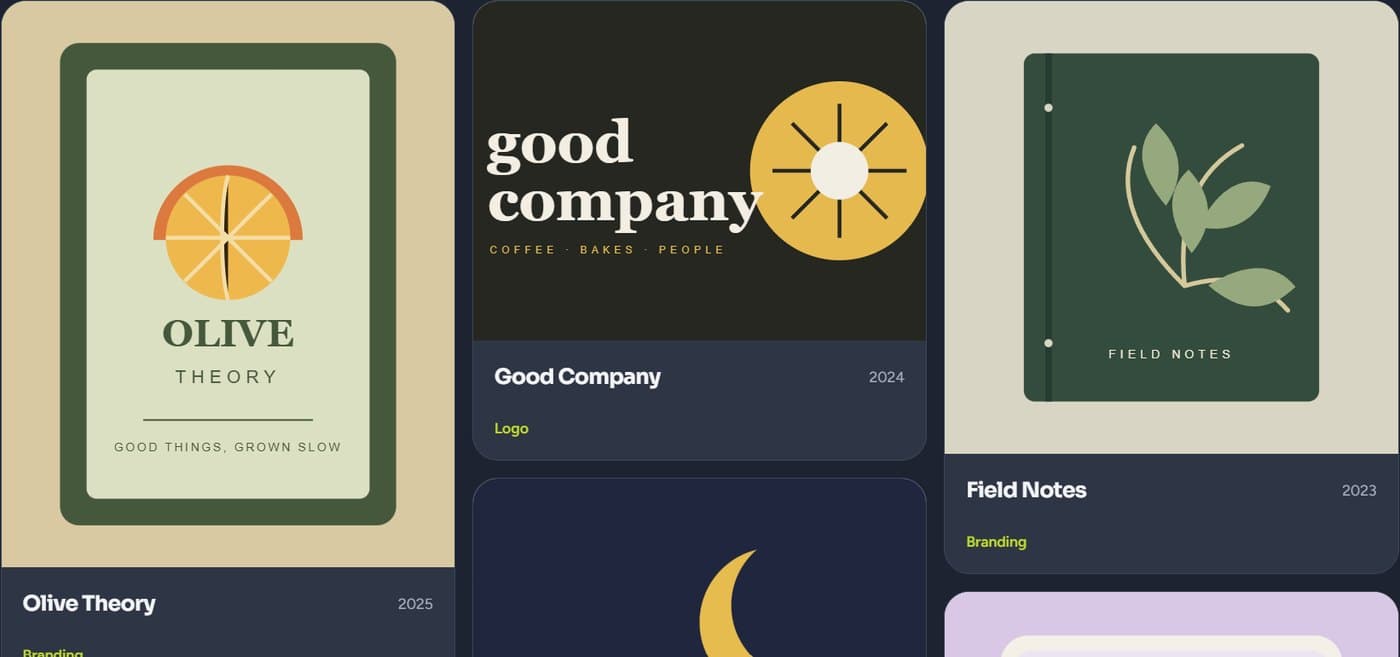 A grid you can filter and flip